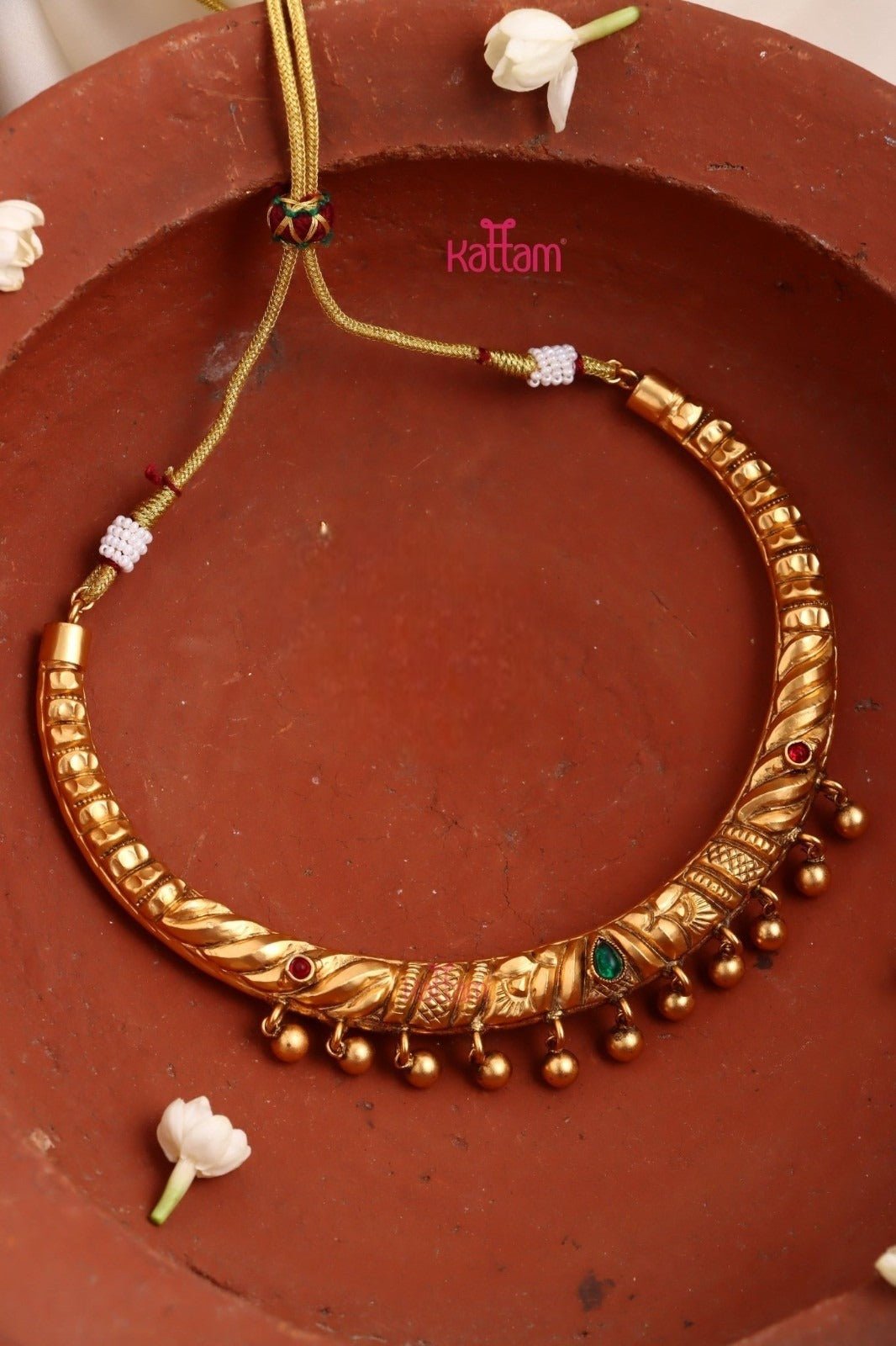 Rahini Handcrafted Hasli Choker Set - Design 9 - N3398