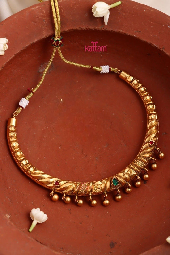 Rahini Handcrafted Hasli Choker Set - Design 9 - N3398