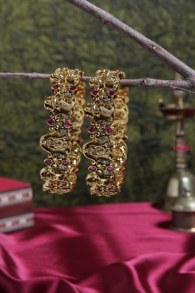 Ram Parivar Temple Bangle - B329-V4