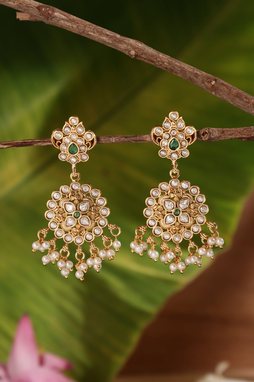 Rithika - Pearl Drops Earring - E1495