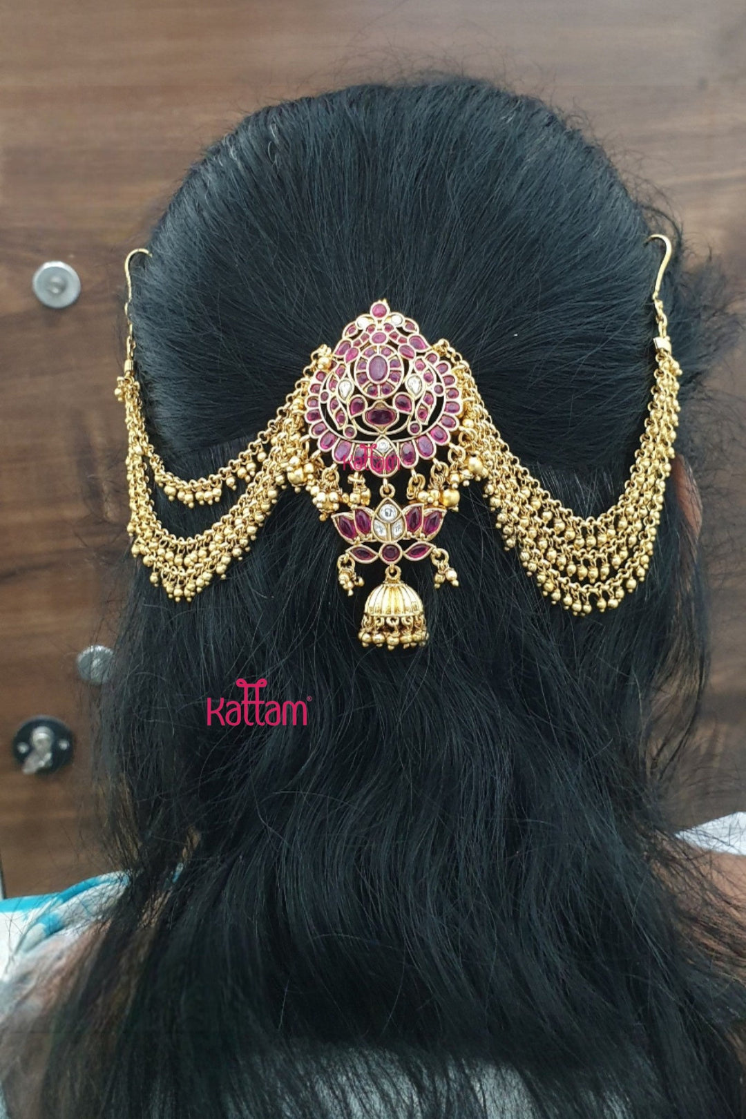 Ruby Lotus Drop Bun Billai - Design 43 - JB185