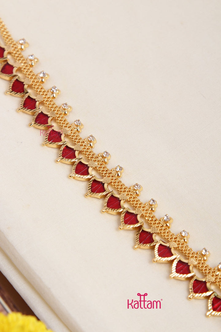Ruby Palakka Haram ( No Earrings ) - N3190