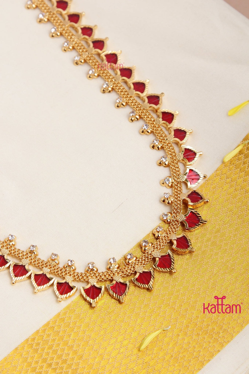 Ruby Palakka Haram ( No Earrings ) - N3190