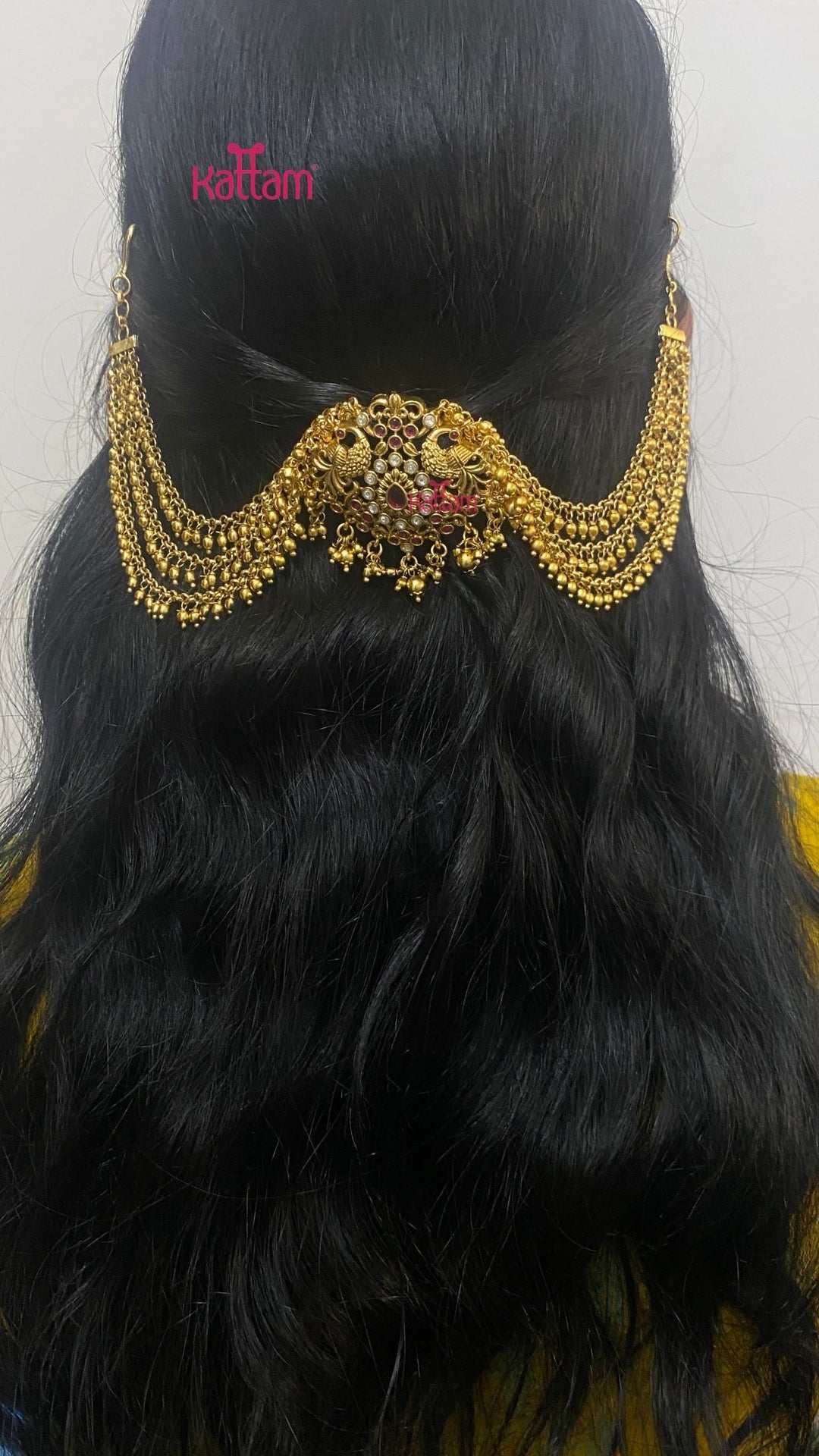 Ruby Peacock Bun Billai - Design 49 - JB191