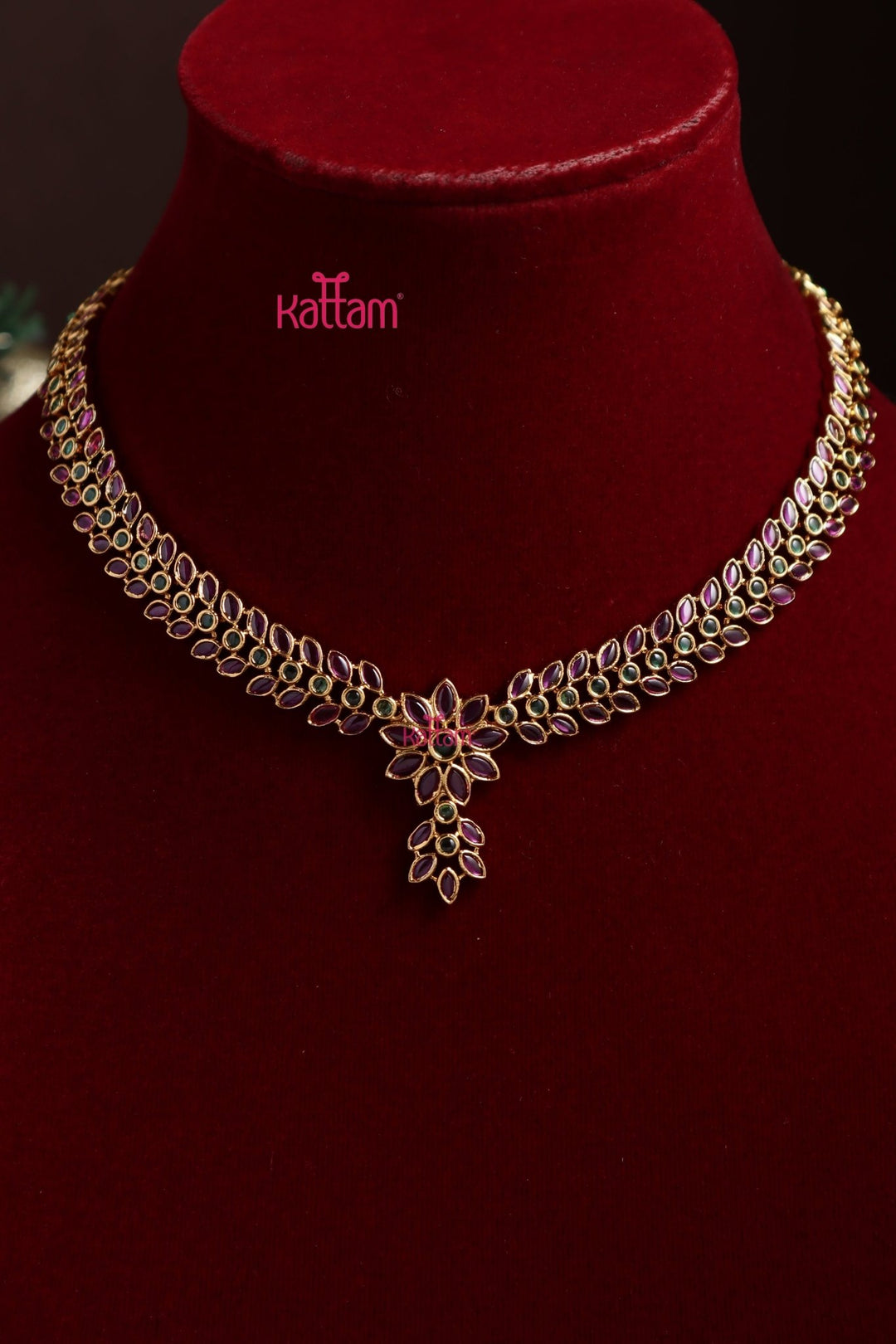 Rubygreen Leafy Necklace - N3862