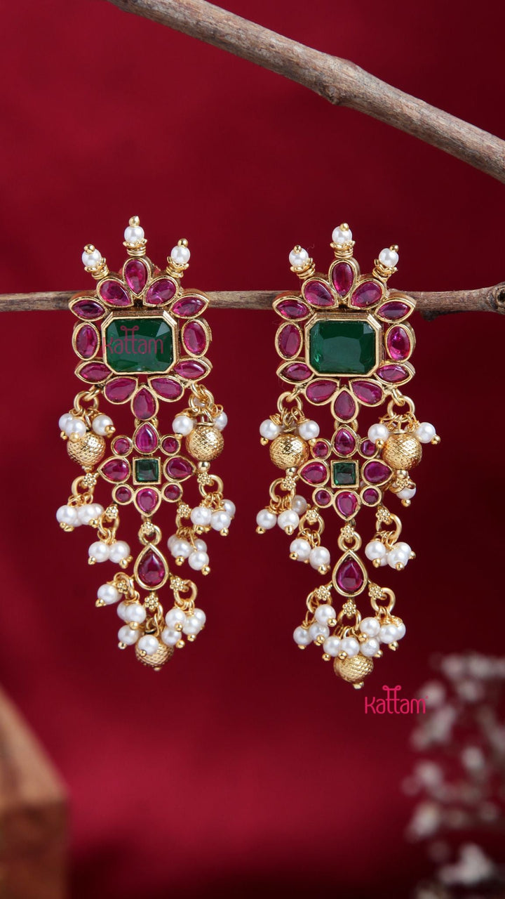 Rubygreen Statement Earring - E866