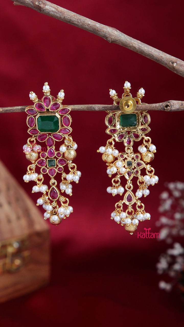 Rubygreen Statement Earring - E866