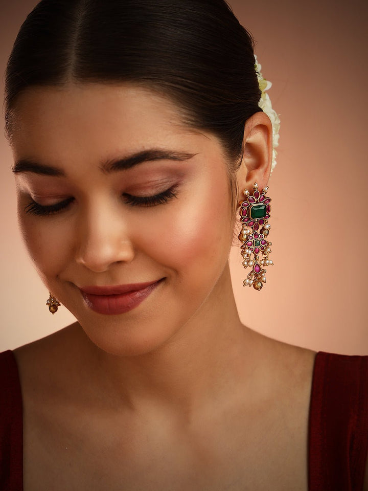 Rubygreen Statement Earring - E866