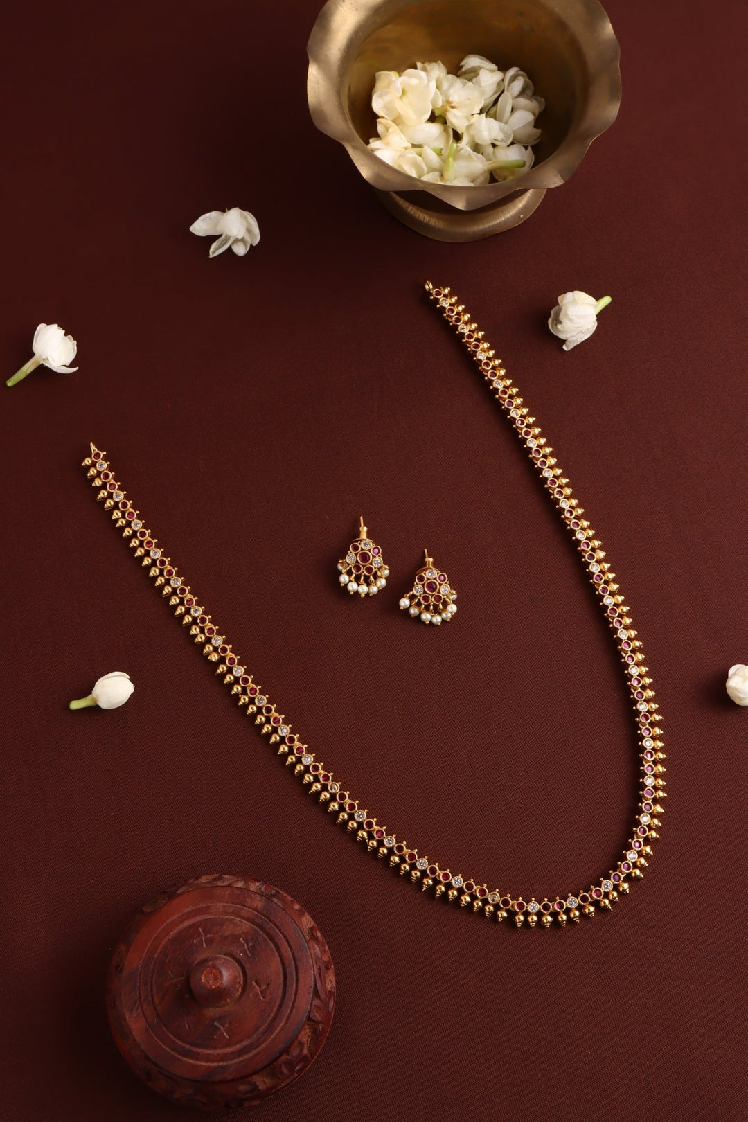 Rubywhite Dot Stone Haram - N4049
