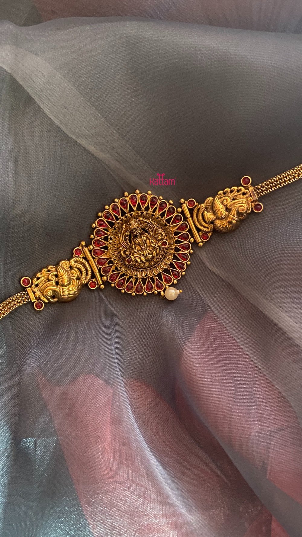 Sahana - Golden Goddess Laksmi Choker - N1021