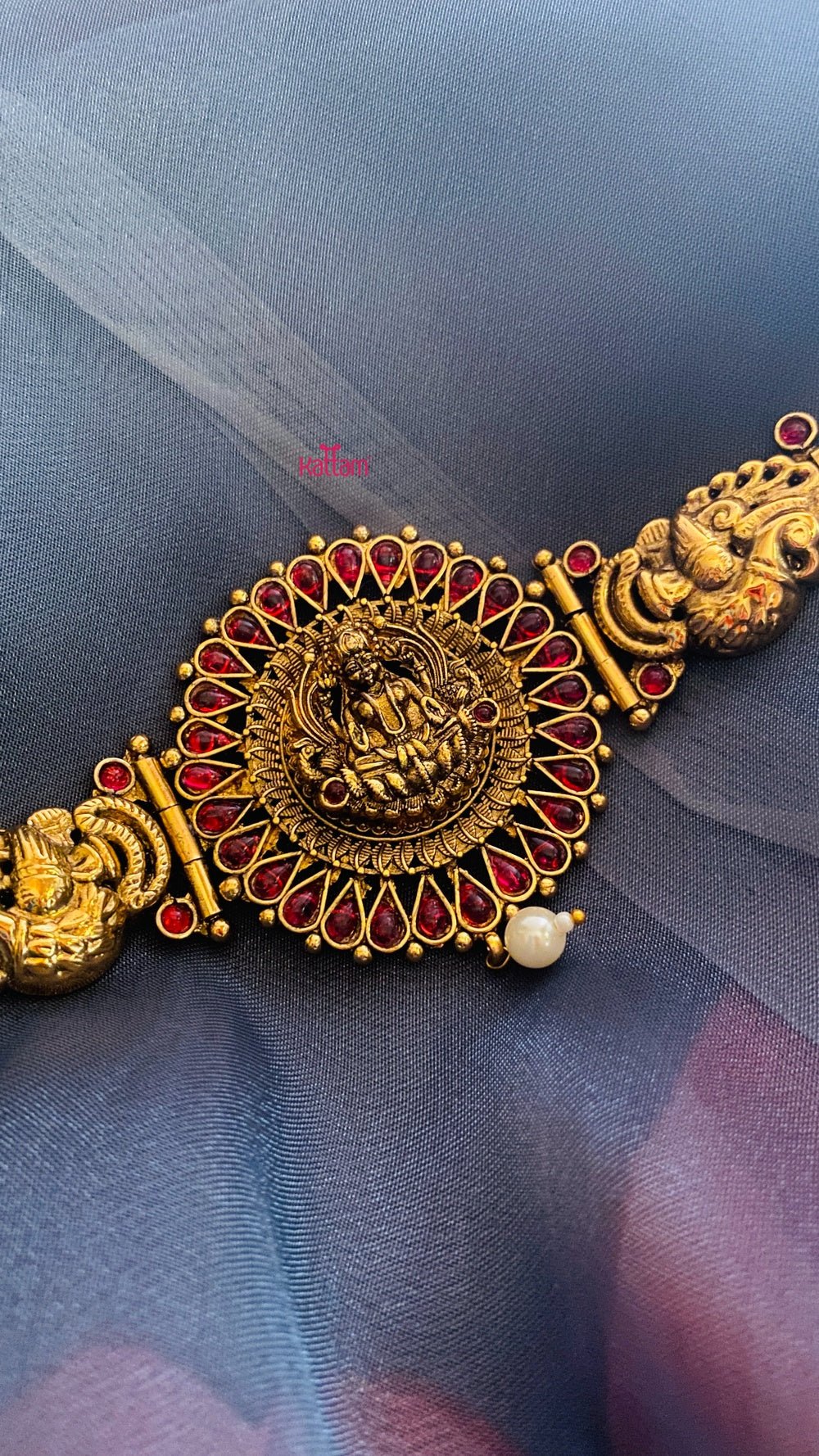 Sahana - Golden Goddess Laksmi Choker - N1021