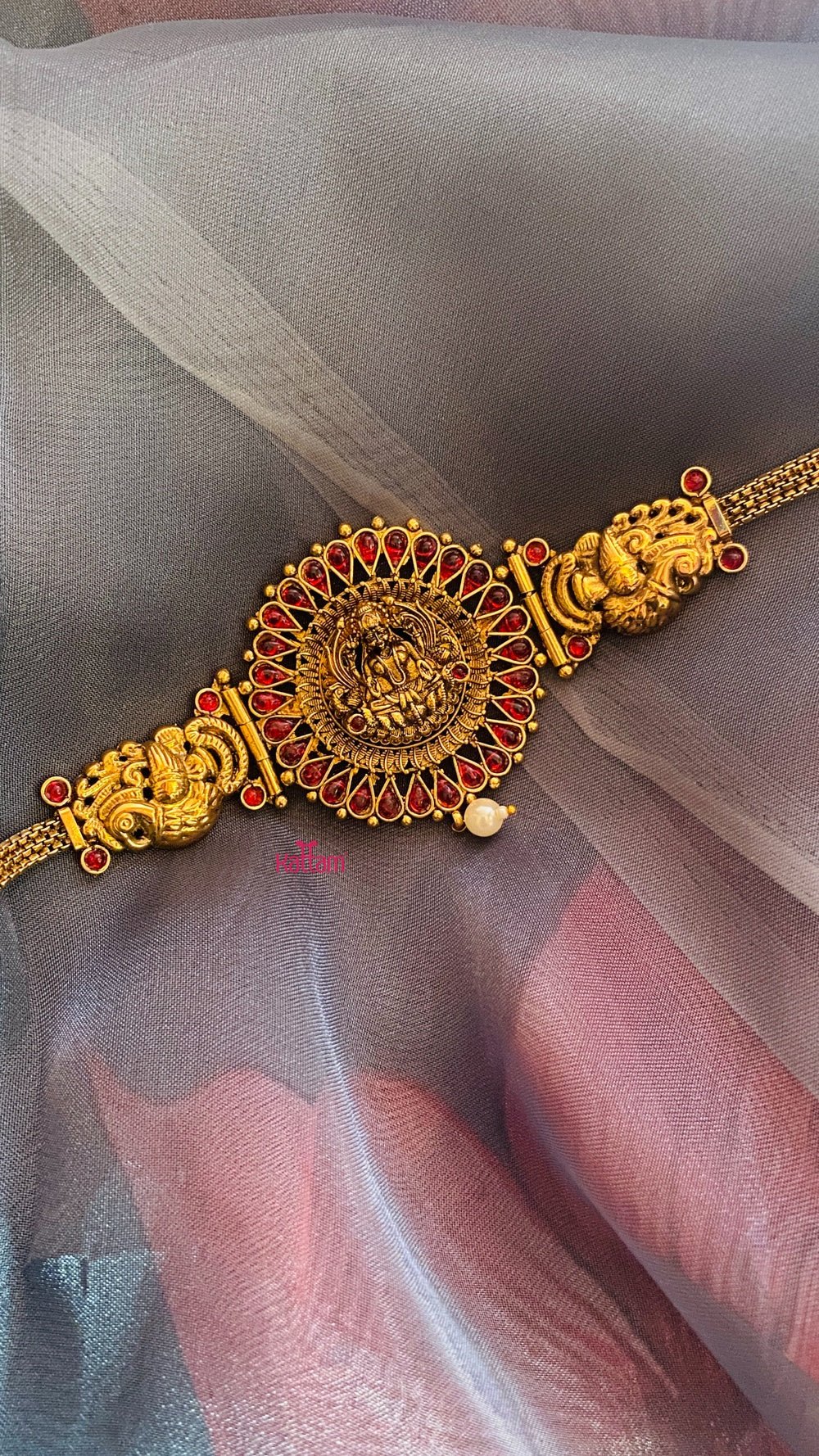 Sahana - Golden Goddess Laksmi Choker - N1021