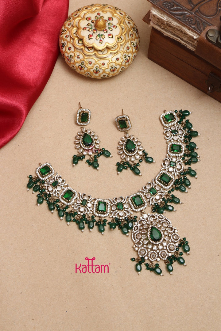Sahara - Green Victorian Bridal Jewellery ( Sold Separately ) - N5252N