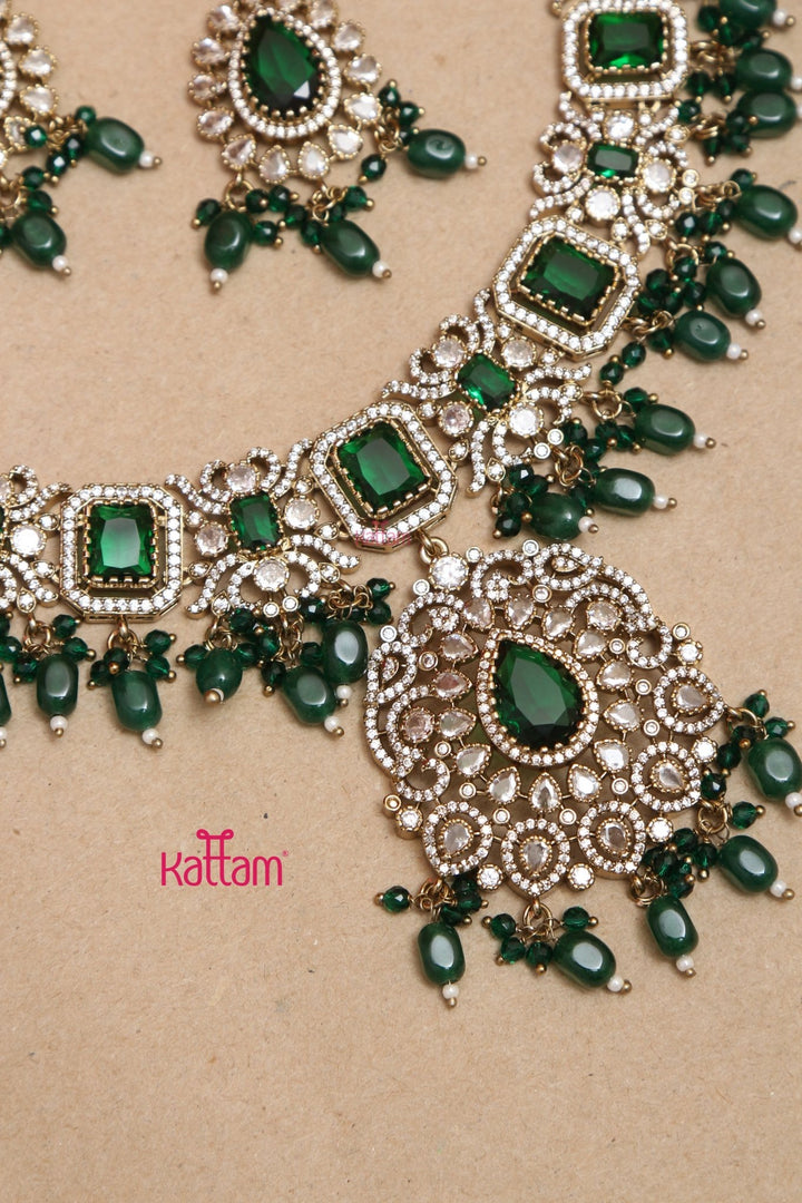 Sahara - Green Victorian Bridal Jewellery ( Sold Separately ) - N5252N
