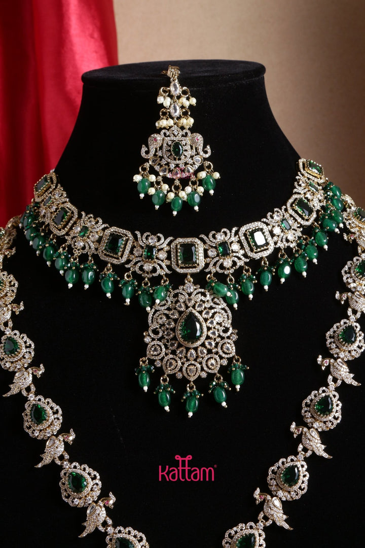 Sahara - Green Victorian Bridal Jewellery ( Sold Separately ) - N5252N