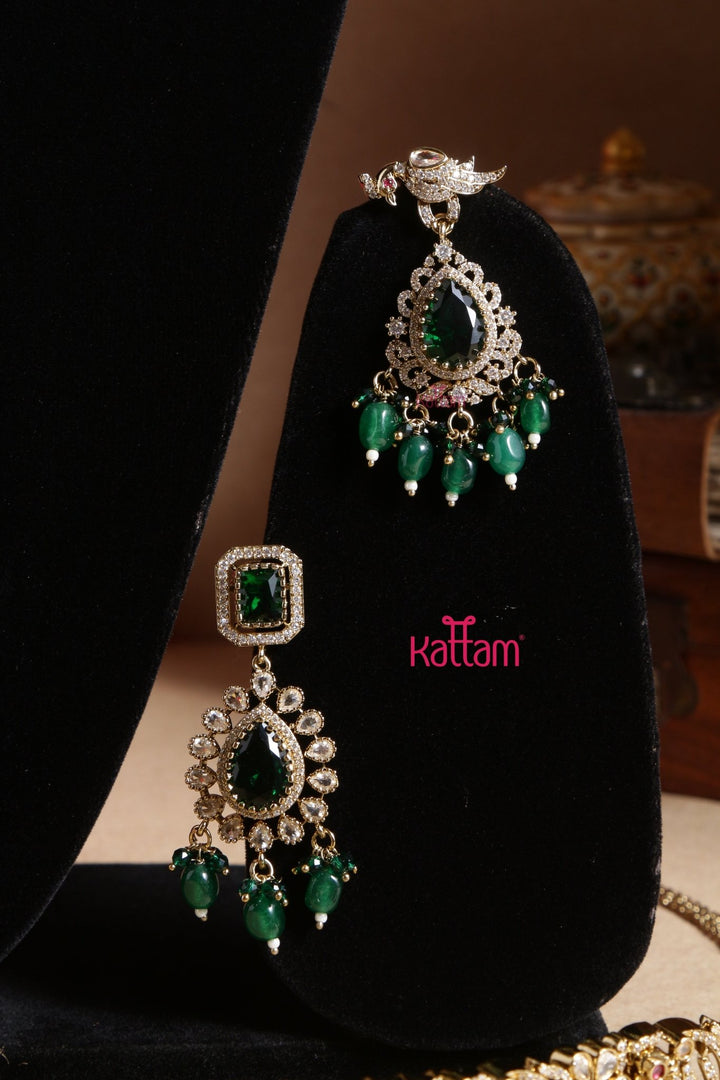 Sahara - Green Victorian Bridal Jewellery ( Sold Separately ) - N5252N
