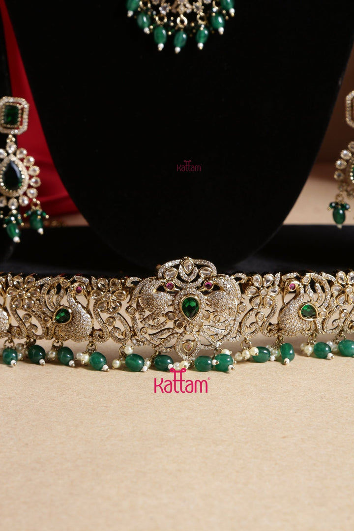 Sahara - Green Victorian Bridal Jewellery ( Sold Separately ) - N5252N