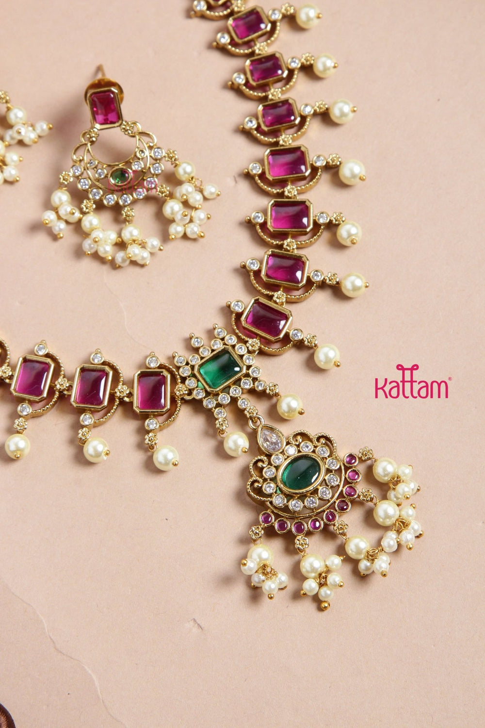Sainthavi Stone Block Choker - N3183