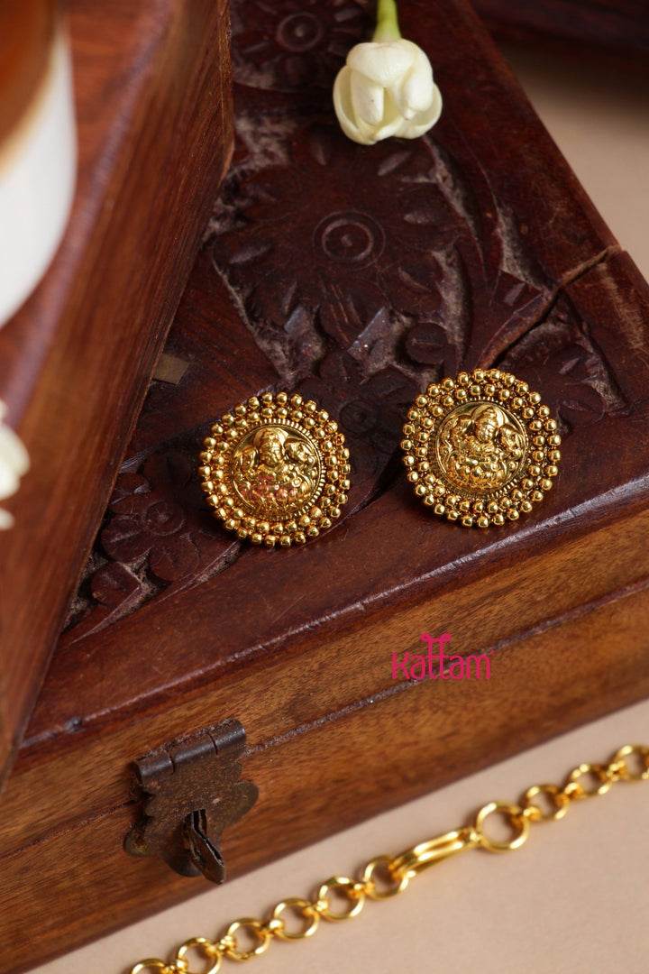 Sakthi - Goddess Lakshmi Coin Choker - N3276