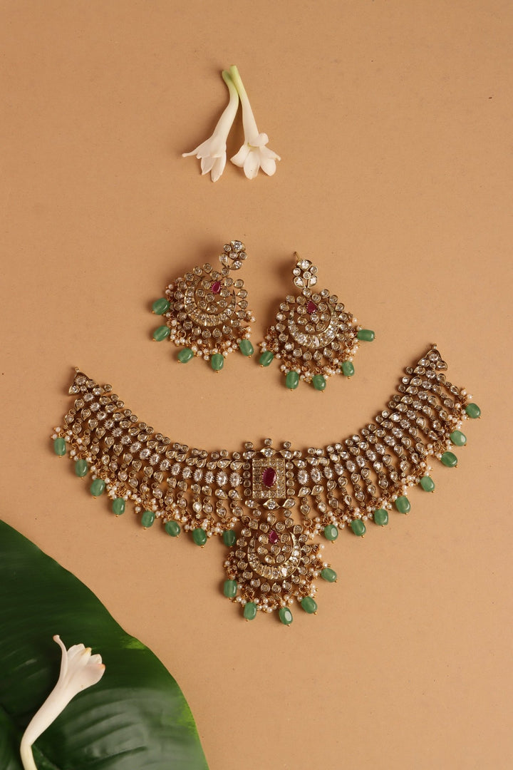 Sanvika - Halfmoon Choker Set - N5401