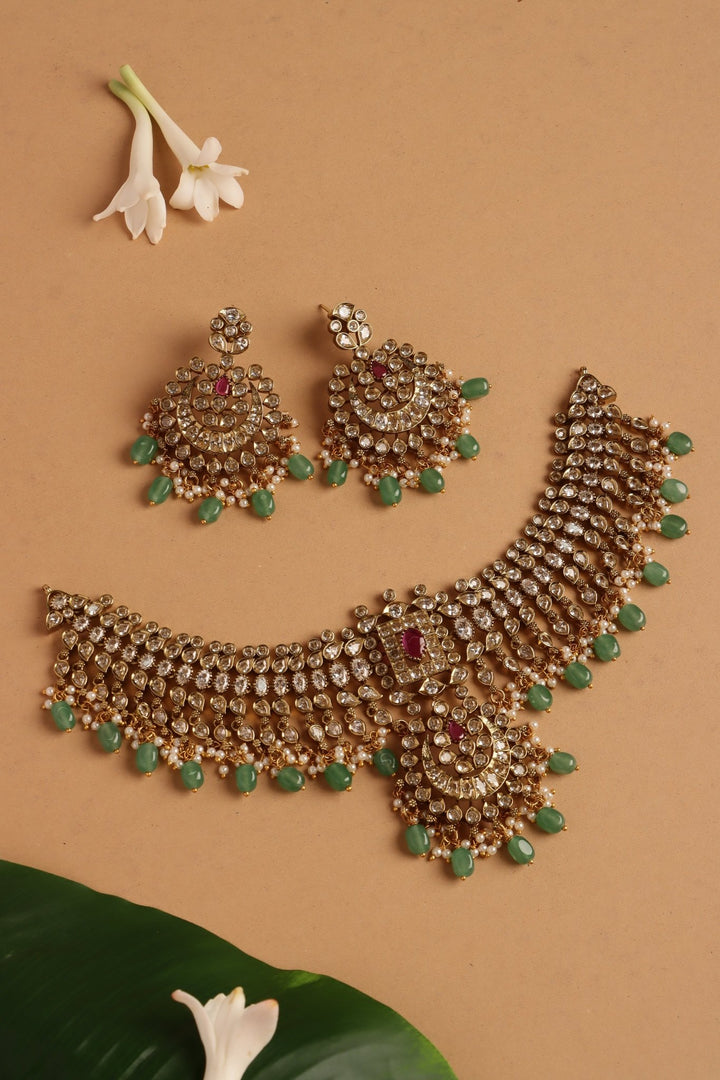 Sanvika - Halfmoon Choker Set - N5401
