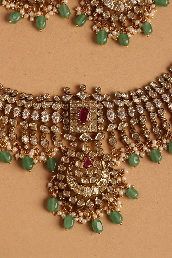 Sanvika - Halfmoon Choker Set - N5401