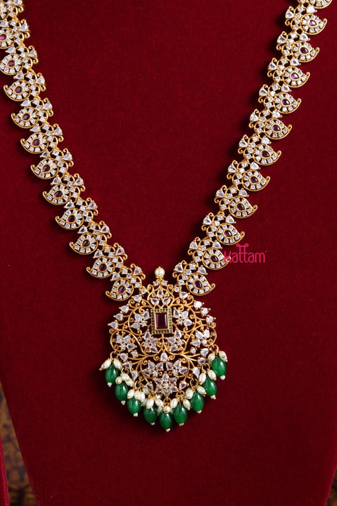Semi Bridal Emerald Bead Manga Haram - N1869