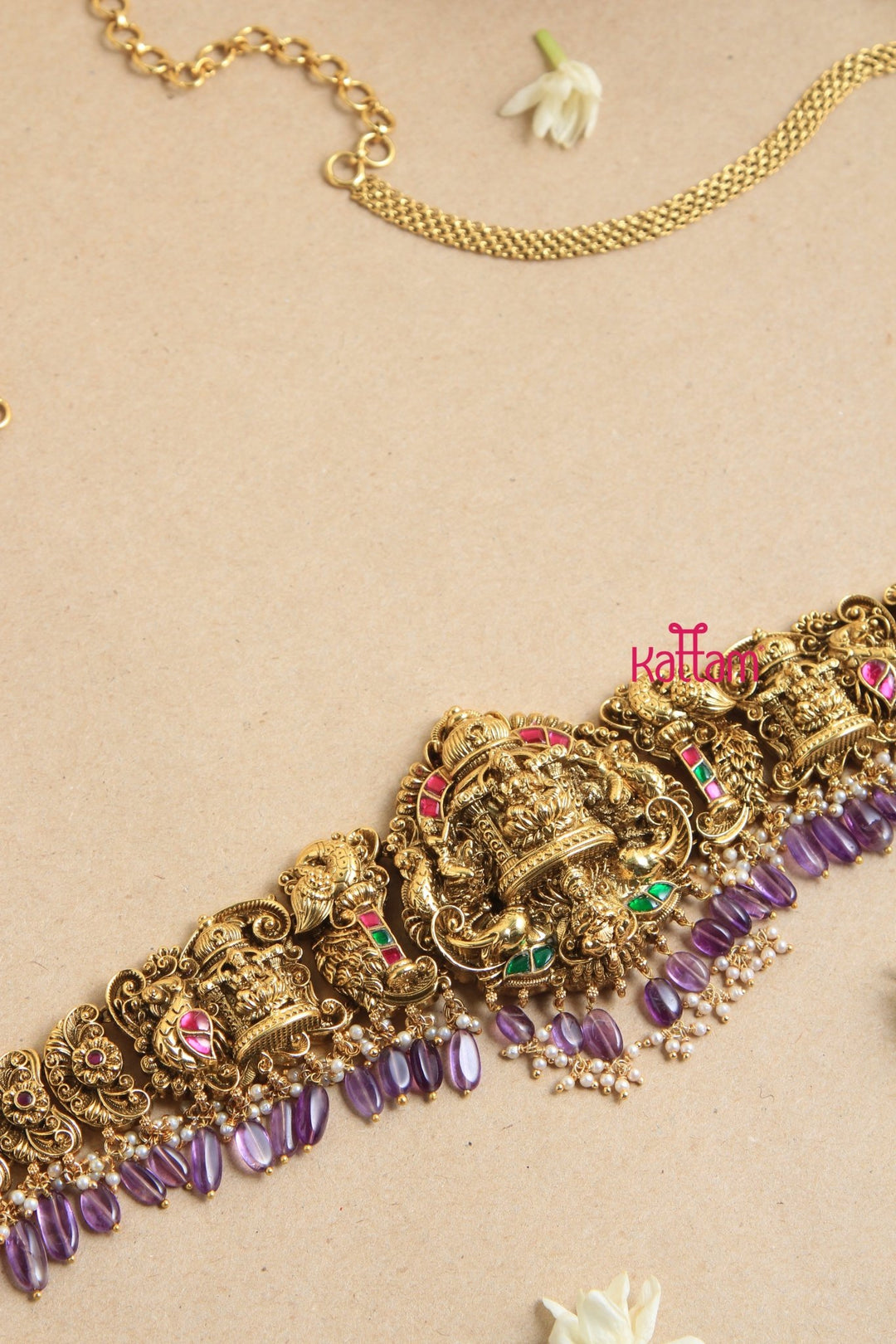 Semi Bridal Goddess Hip Chain - Purple - HB146