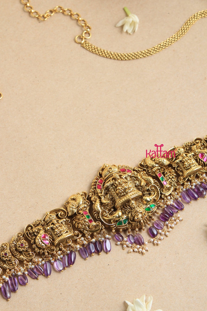 Semi Bridal Goddess Hip Chain - Purple - HB146