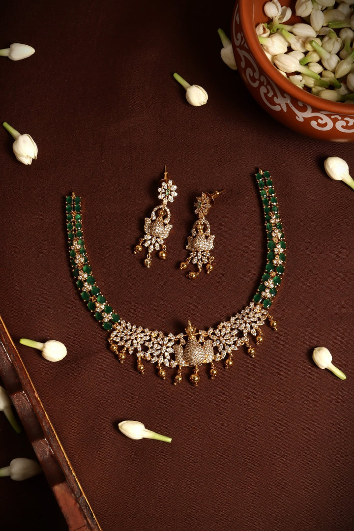 Sheeba - Hasli Green Choker - N4138