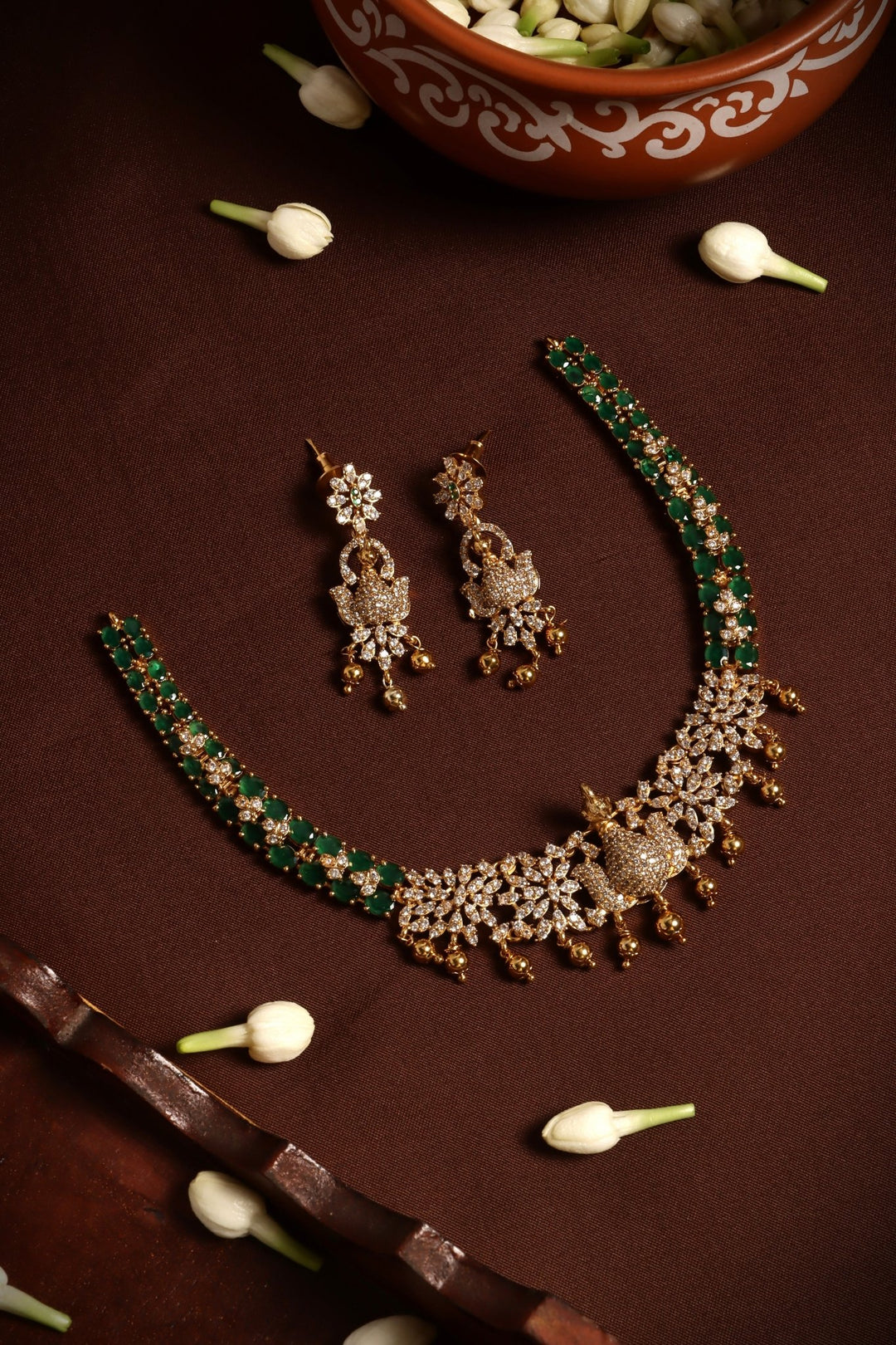 Sheeba - Hasli Green Choker - N4138