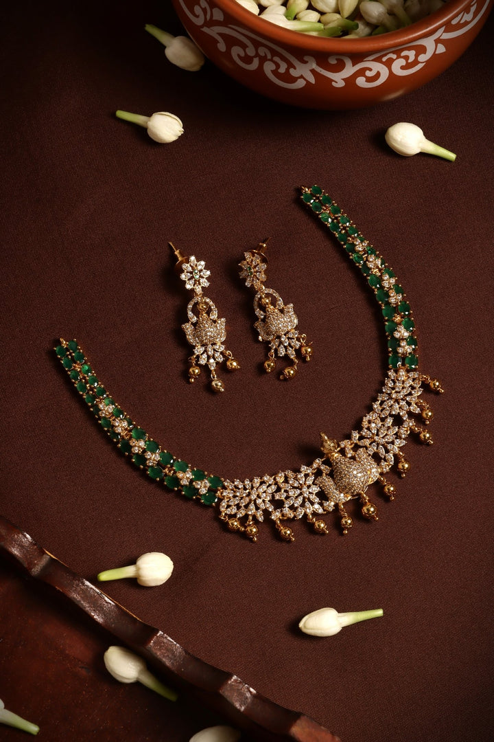 Sheeba - Hasli Green Choker - N4138