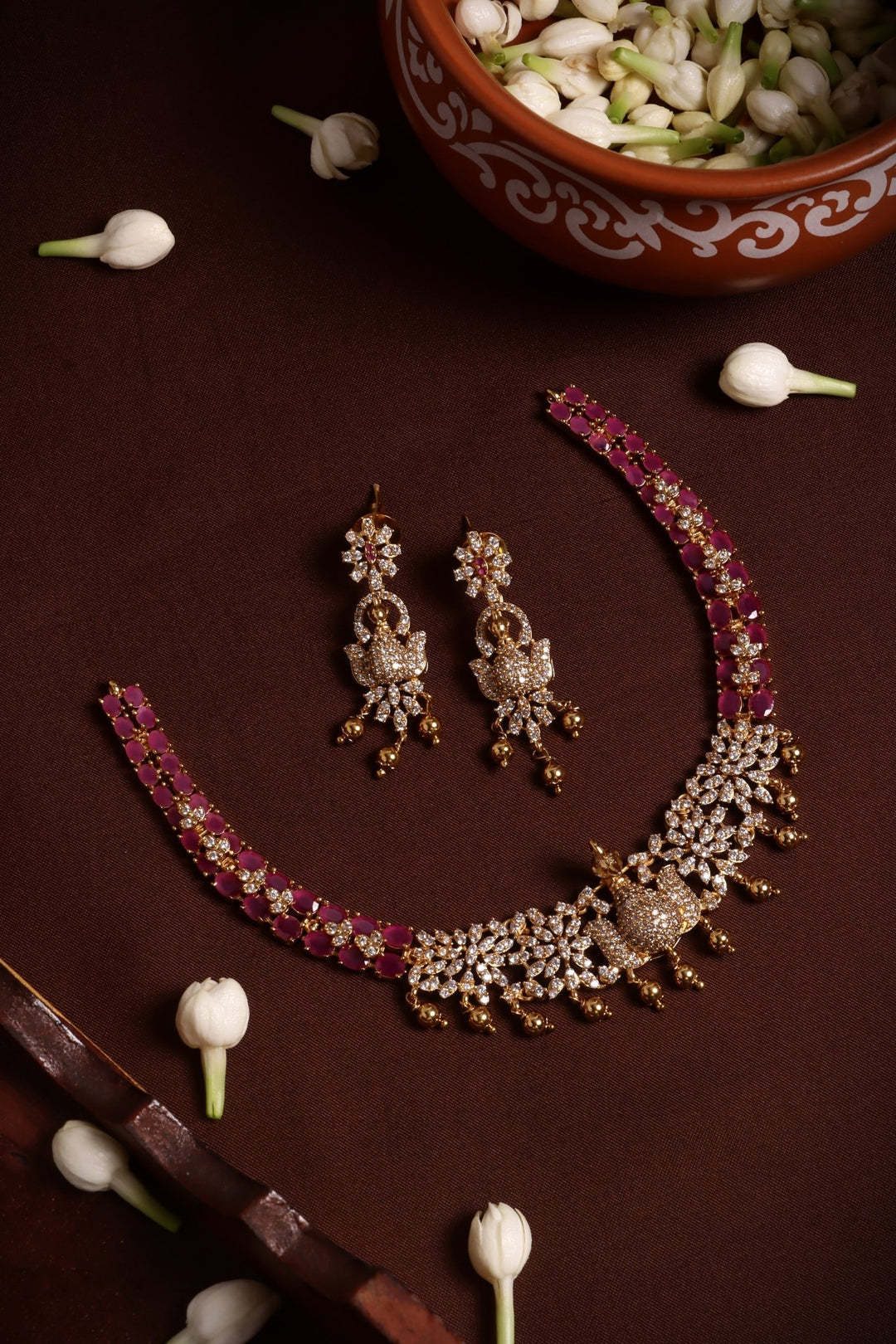 Sheeba - Hasli Ruby Choker - N4137