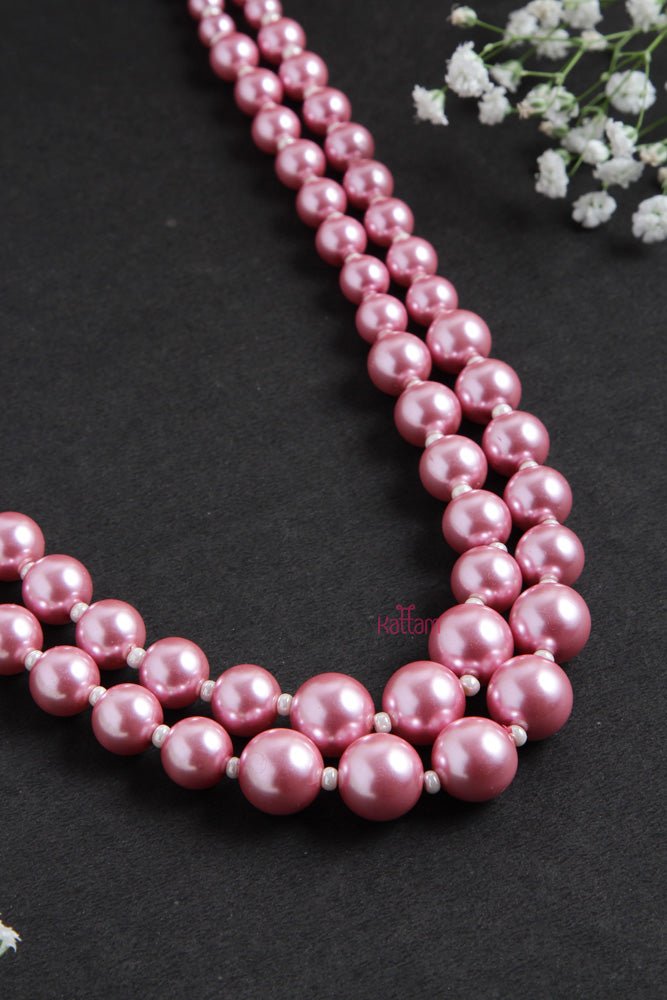 Shell Pearl Mala - N2695