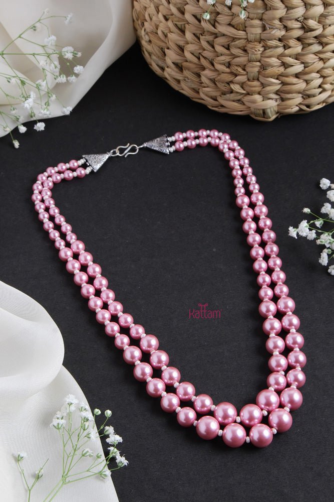 Shell Pearl Mala - N2695