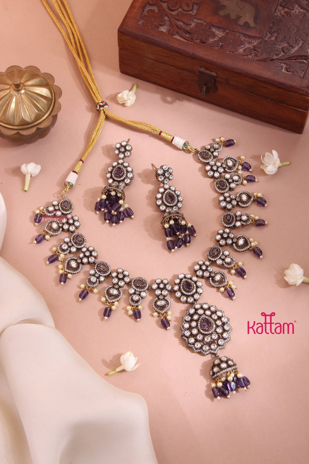 Shofie - Victorian Purple Choker - N6152