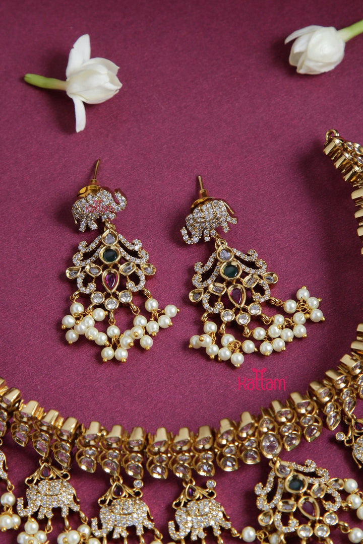 Shruthi - Elephant Pearl Choker - N3090