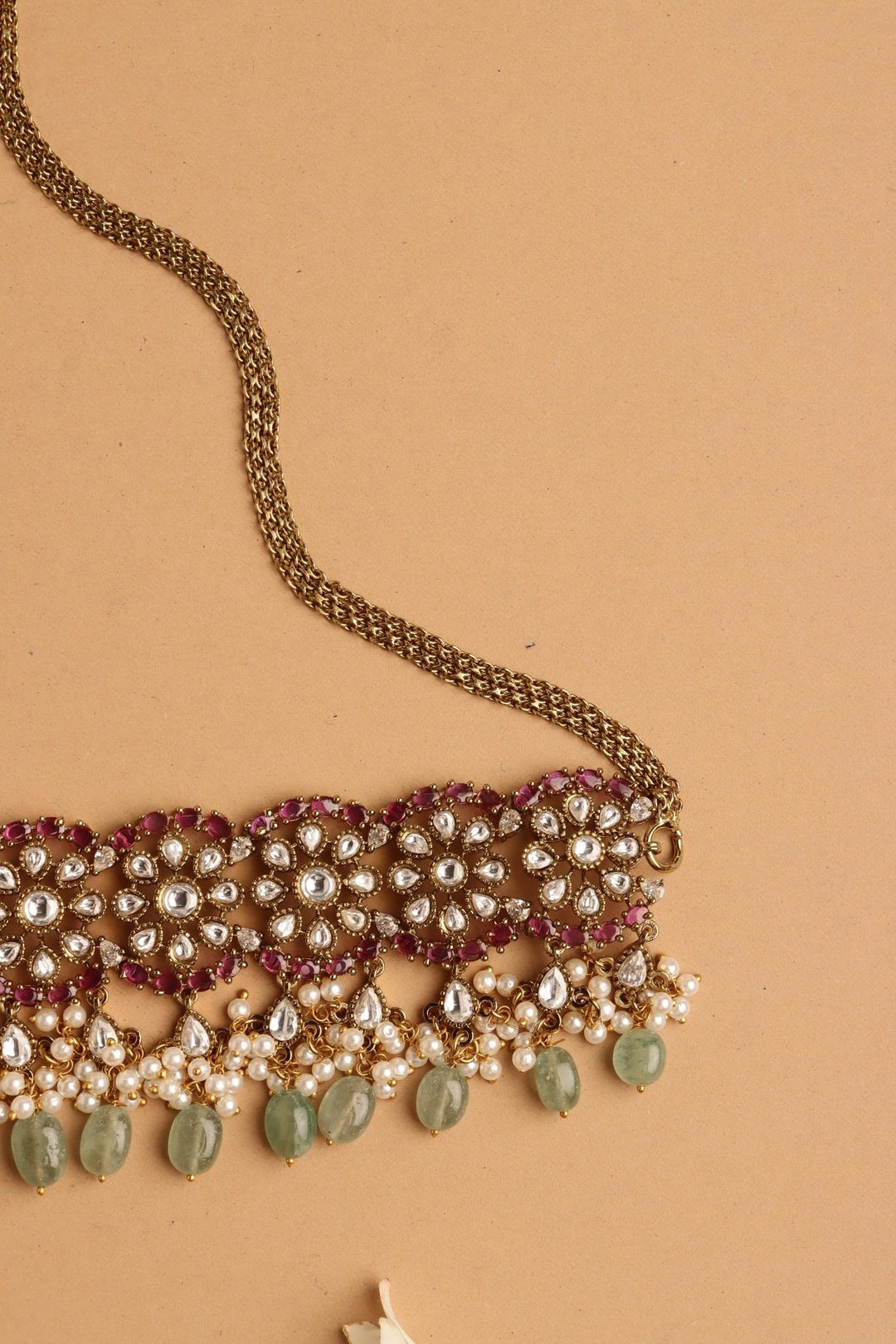 Shyla - Victorian Multistone Beads Hipchain - HB231