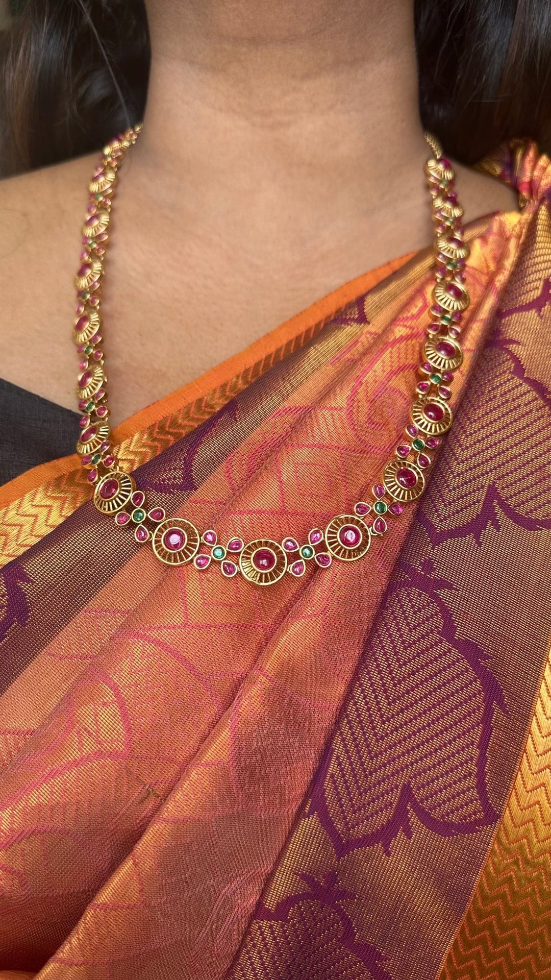 Simple Chakra Flower Midlength Haram - N2919