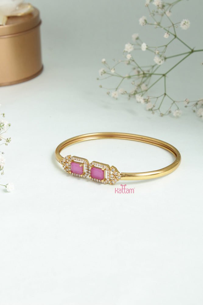 Simple Ruby Stone Kada - B468