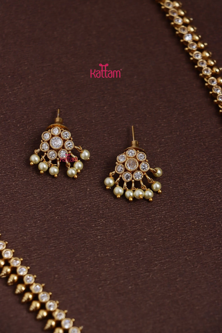 Simple White Stone Haram - N3841