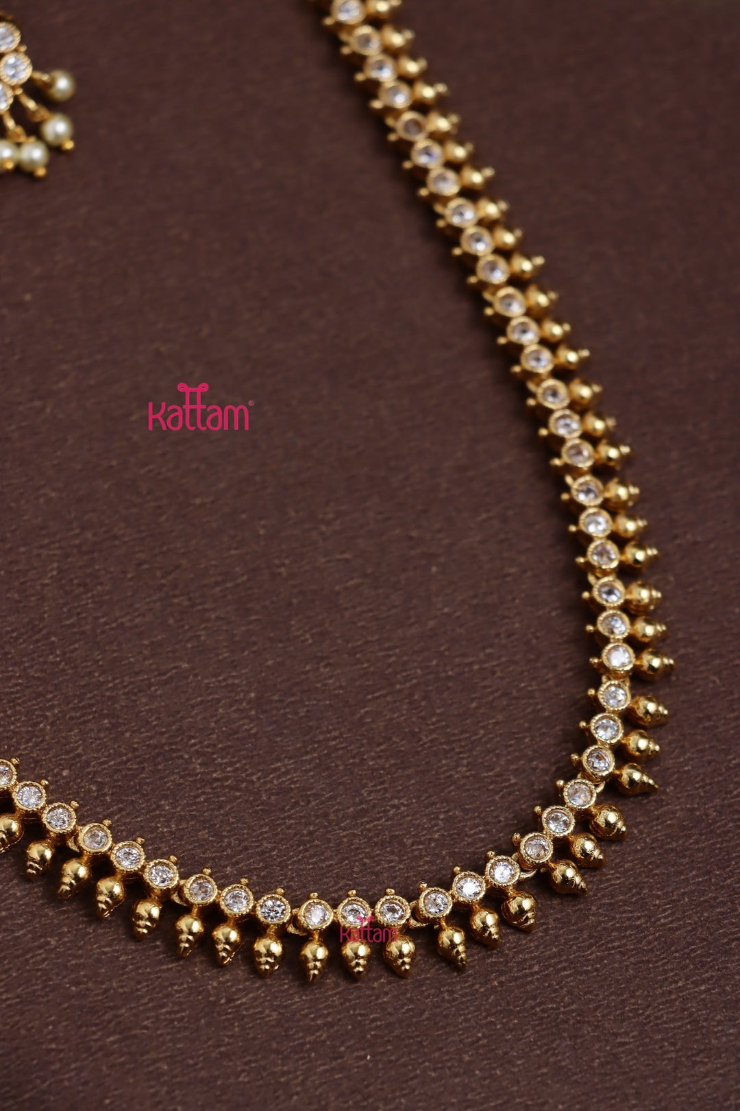 Simple White Stone Haram - N3841