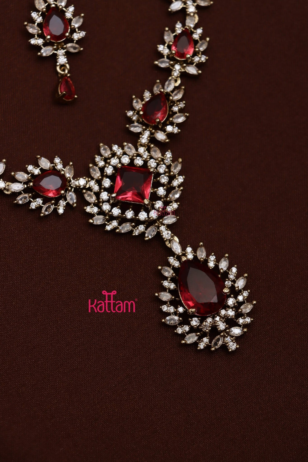 Sofi - AD Elegant Ruby Choker - N5267
