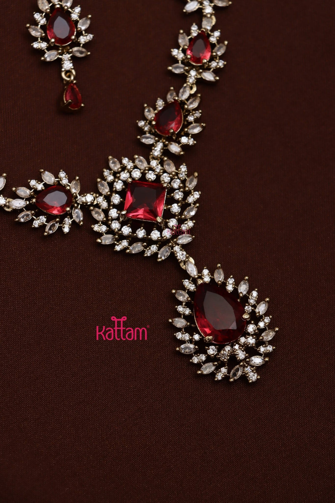 Sofi - AD Elegant Ruby Choker - N5267