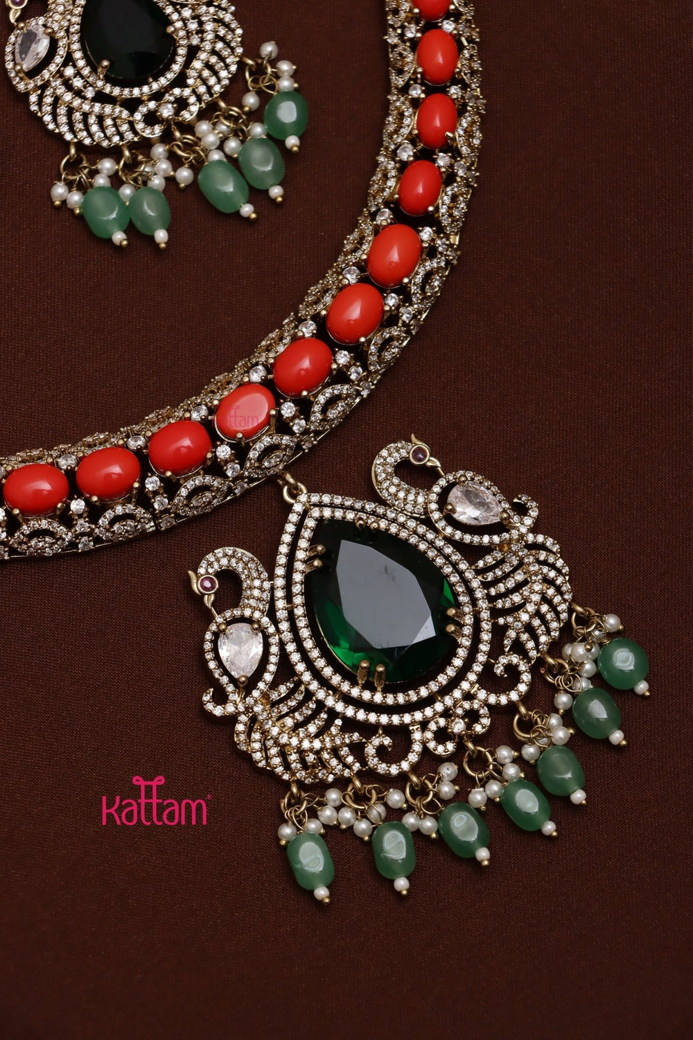Sofia - Coral Hasli Choker - N5257