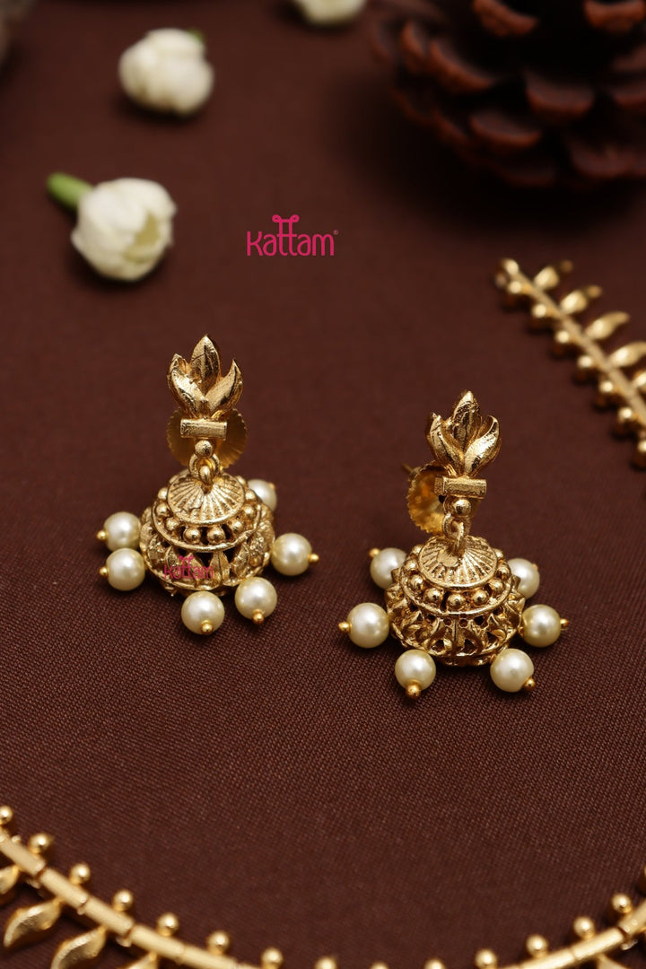 Spike Leaf Choker Set - N4033