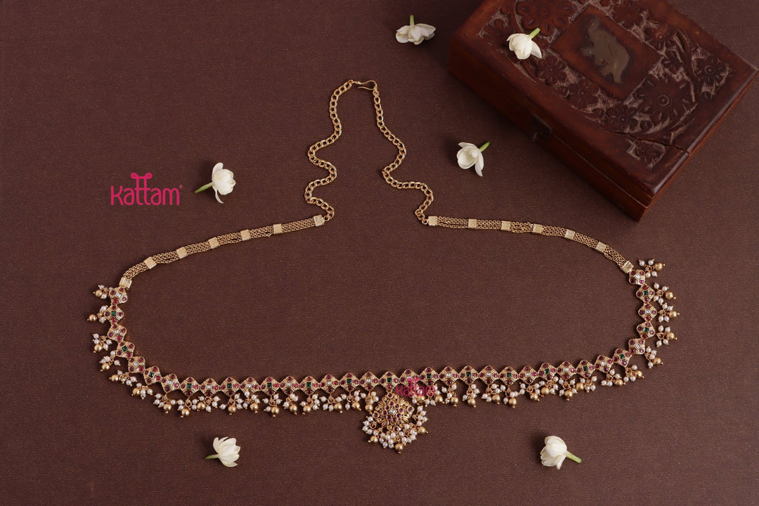 Square Stone Hiipchain - HB213