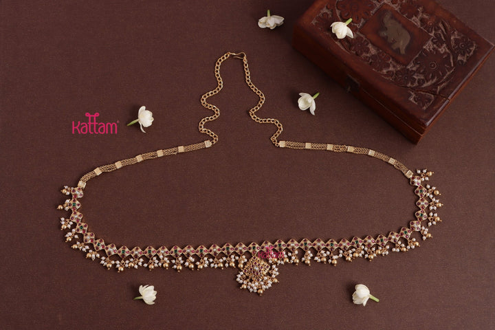 Square Stone Hiipchain - HB213