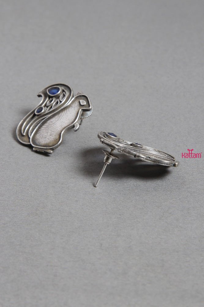 Squirrel Silver Stud Earrings 2 - E335