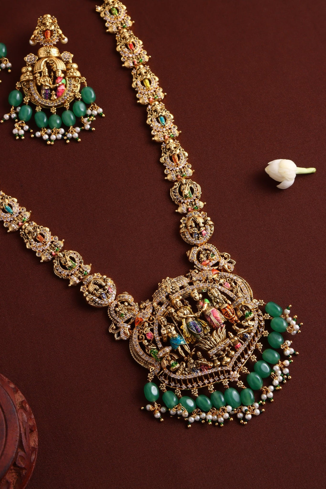 Srinivasa Kalyanam Handpainted Haram - Design 2 - N4051